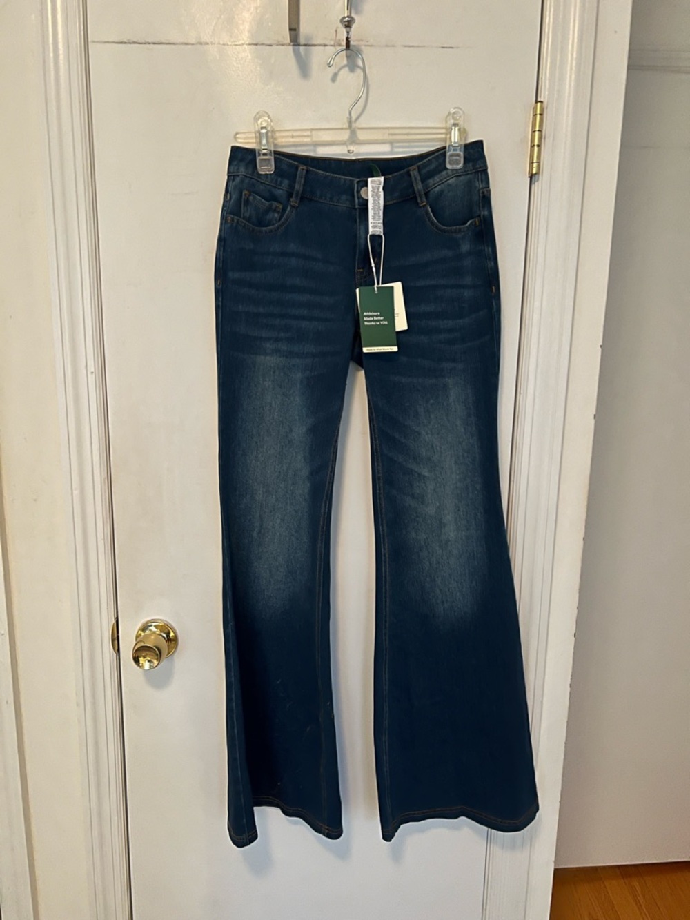 HALARA Dark Indigo Flared Jeans